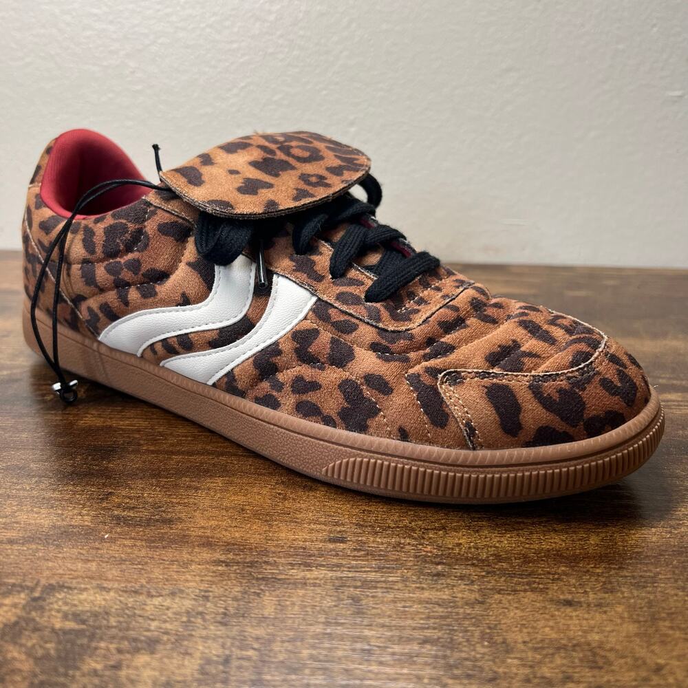 Steve Madden Madrid Sneakers 9 Women Leopard Print Comfort Lifestyle Stylish New